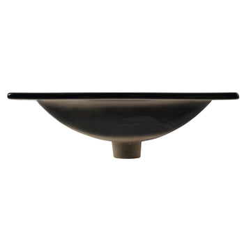 Ancillary 3-Hole 20 in. W x 18.25 in. D Classic Contemporary Rectangular Ceramic Single Sink Basin Vanity Top - JONATHAN Y